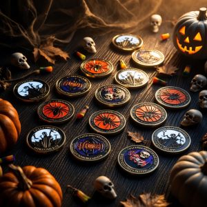 Custom Halloween coins