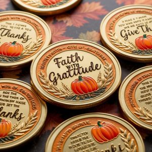 custom Thanksgiving coins