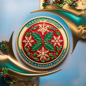 Holiday challenge coins